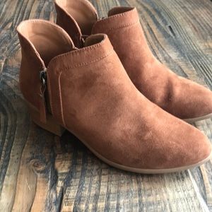 Brown booties